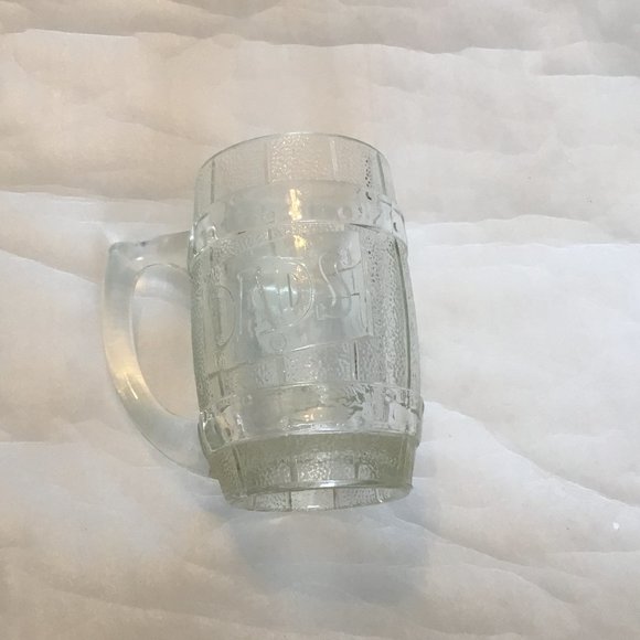 Vintage Dad's Root beer embossed glass advertising drinking mug - Picture 8 of 11